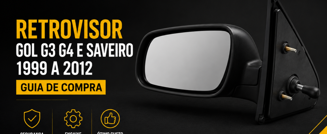 Retrovisor Gol G3 G4 e Saveiro 1999 a 2012: Guia de Compra