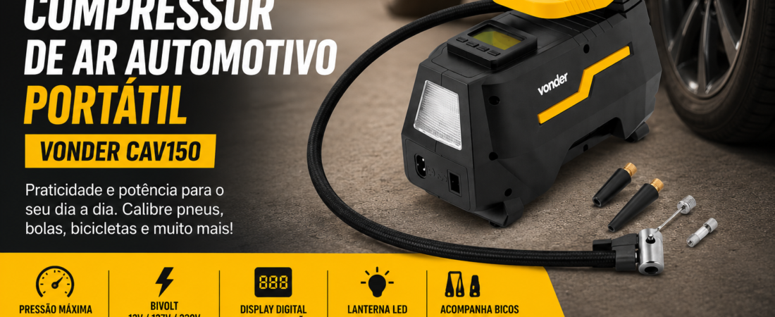 Compressor de Ar Portátil Vale a Pena?